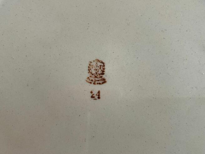 Stare talerze płaskie Tułowice PRL i gratis