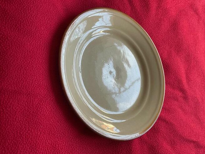 Stare talerze płaskie Tułowice PRL i gratis