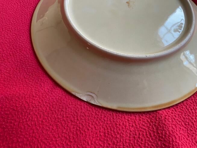 Stare talerze płaskie Tułowice PRL i gratis