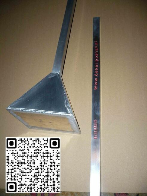 Statyw odbiornika laserowego, do układania betonu posadzek