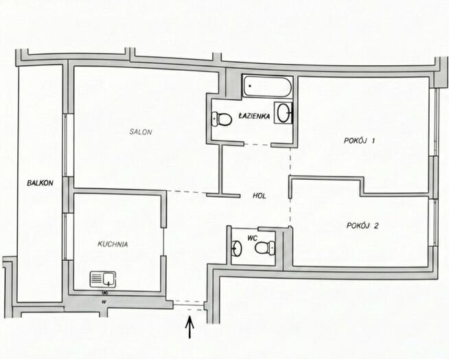 Mieszkanie na sprzedaż - Warszawa Ursynów