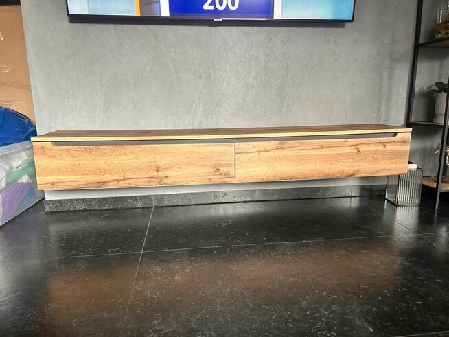 Szafka RTV, regał i stolik kawowy