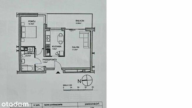 2 pok. balkon / miejsce parkingowe / os. Bielany