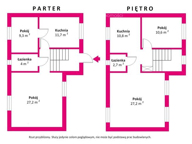 Dom z widokiem na zamek.