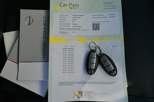 Nissan X-Trail 1.6 DIG-T 100% bezwypadkowy 7-osób Full-LED Kamera-360 Navi Bluetooth