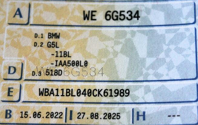 BMW 518 Salon PL FV23% Skóra Nawigacja LED Ambient Serwis ASO Gwarancja