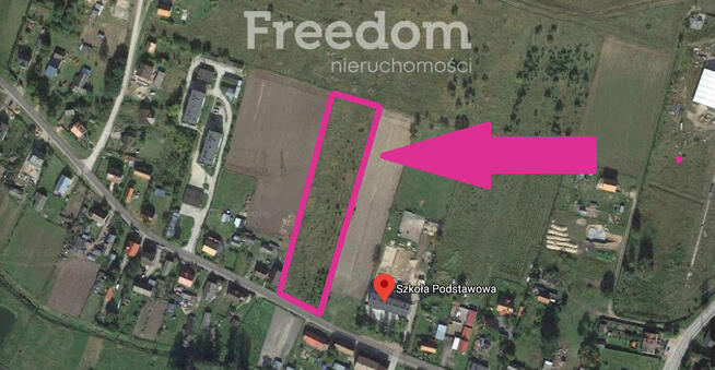 Działka poza miastem z warunkami zabudowy