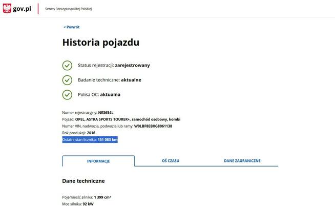 Opel Astra Benzyna Zarejestrowany Ubezpieczony