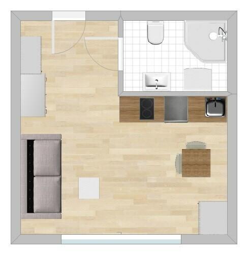 Wierzbięcice 43a, studio przy Rynku Wildeckim