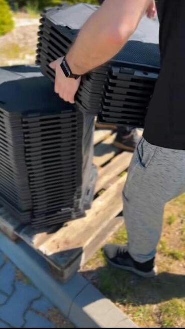 Podłogi modułowe - droga tymczasowa