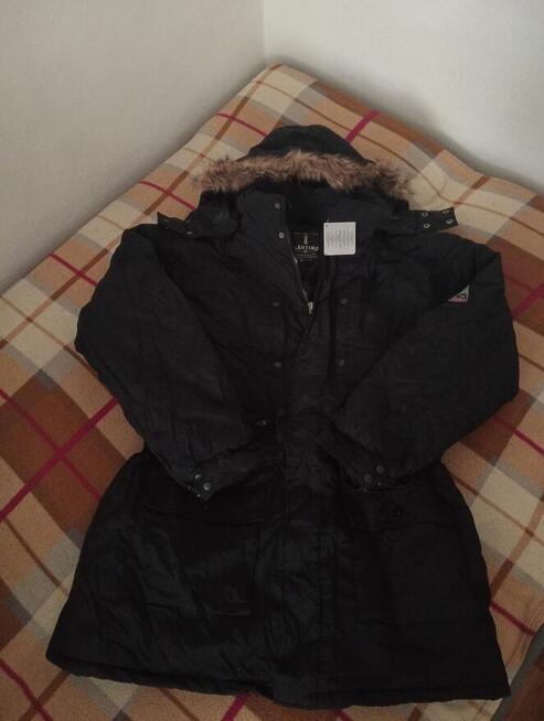 Kurtka 3/4 z kapturem