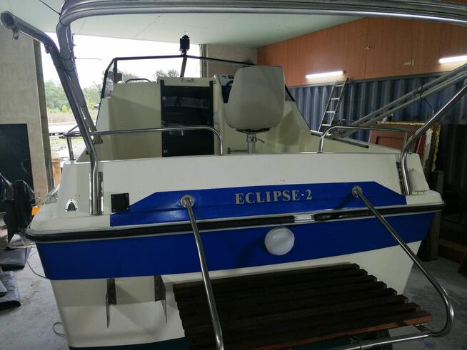 acht,,, łódź motorowa ECLIPSE 2, odrestaurowana - 15 % OKAZJA