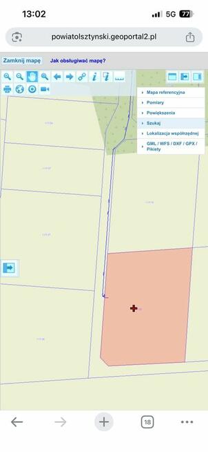 Działka 3000m2 Węgajty k.Olsztyna |zabudowa w sąsiedztwie