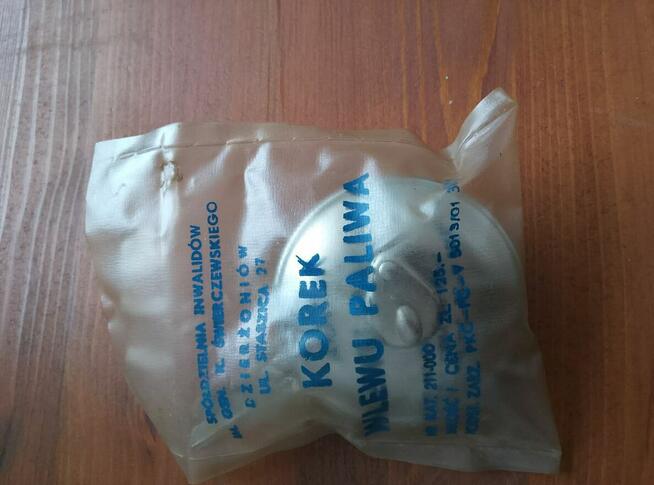 Korek paliwa Warszawa, Syrena ORYGINAŁ kolekcjonerski