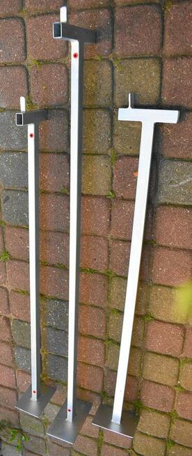 Statyw odbiornika laserowego, do układania betonu posadzek