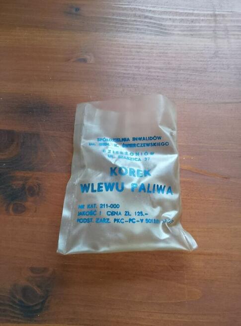 Korek paliwa Warszawa, Syrena ORYGINAŁ kolekcjonerski