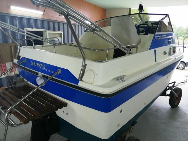 acht,,, łódź motorowa ECLIPSE 2, odrestaurowana - 15 % OKAZJA
