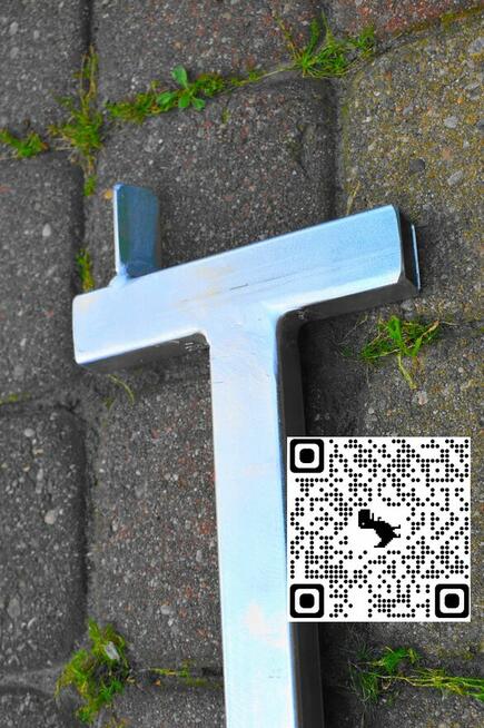 Statyw odbiornika laserowego, do układania betonu posadzek