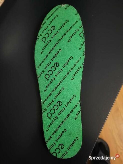 ECCO czarne ( 37) dł. wkładki 24cm Na Rzep NOWE