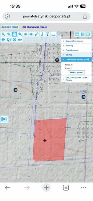 Działka 3000m2 Węgajty k.Olsztyna |zabudowa w sąsiedztwie