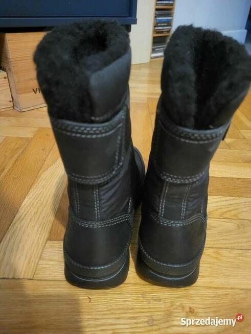 ECCO czarne ( 37) (dł.wkł 24cm) Rzep Nówka kolor - czarny