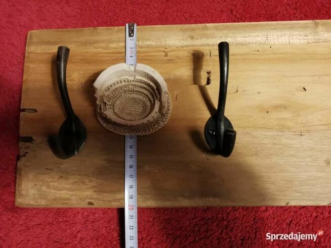 Wieszak drewniany stylowy ścienny Vintage