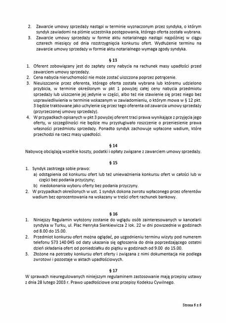 Syndyk sprzeda nieruchomość niezabudowaną we wsi Całowanie,