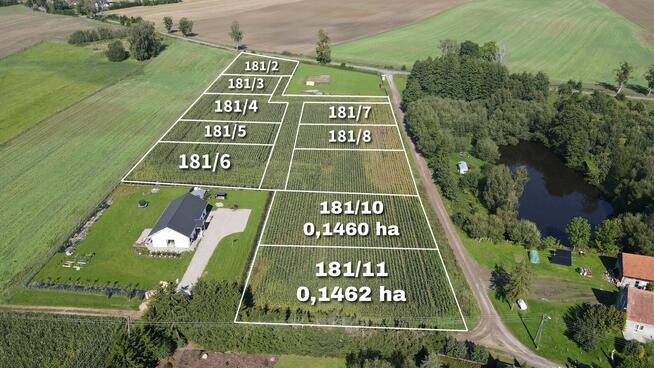 Działki budowlane Szylina / od 13 do 21 arów / media / WZ