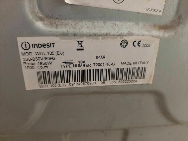 Części do pralki Indesit zbiornik WITL105 silnik czujnik