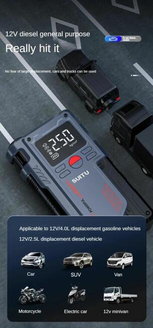 Urządzenie do uruchamiania awaryjnego samochodu