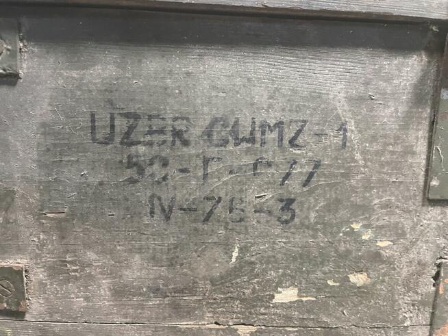 Stara skrzynia na amunicję 96cm