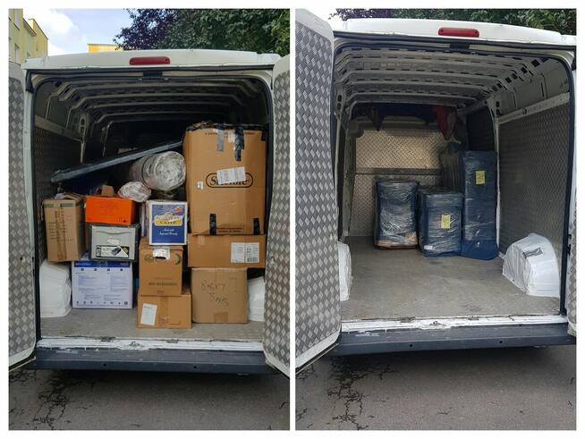 Transport przeprowadzki / Oczyszczanie pomieszczeń