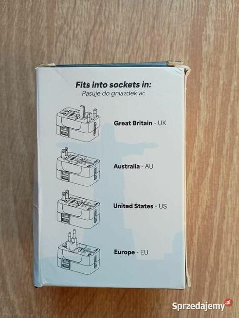 Uniwersalna Przejściówka Adapter Gniazda Ładowarka USB