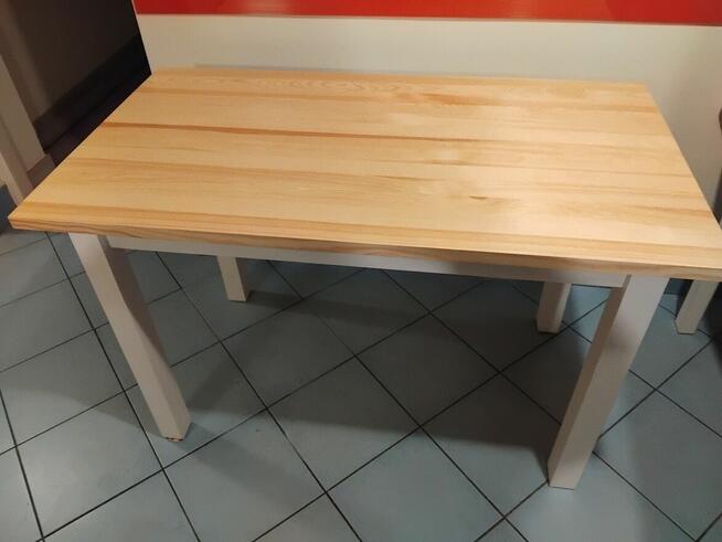 Nowy stół drewniany skandynawski 120x65x75.Bardzo ładny.