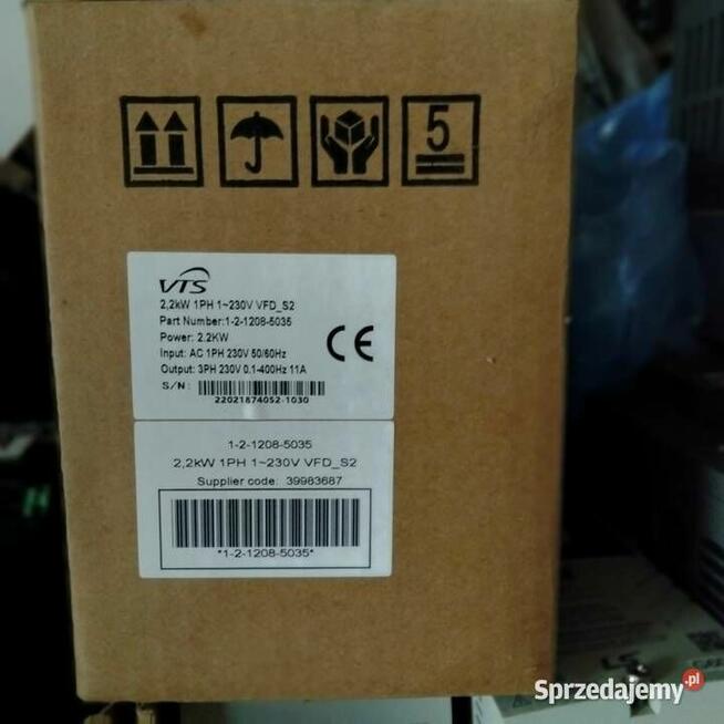 Falownik VTS 2,2kW 1PH 1~230V VFD S2
