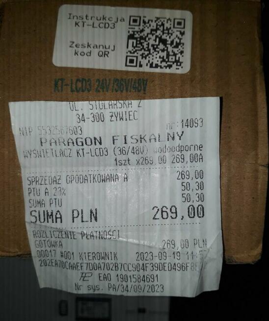 Rower elektryczny. Wyświetlacz. Okazja !!!