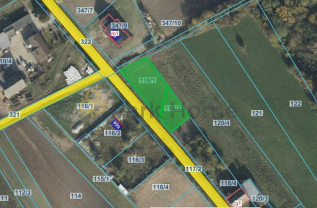 Działka inwestycyjna Małachowo gm. Dolsk,