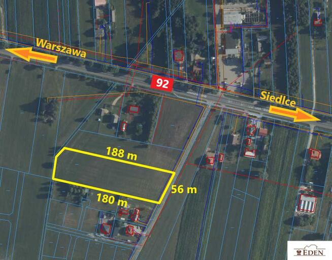 Działka inwestycyjna Polaki gm. Kotuń