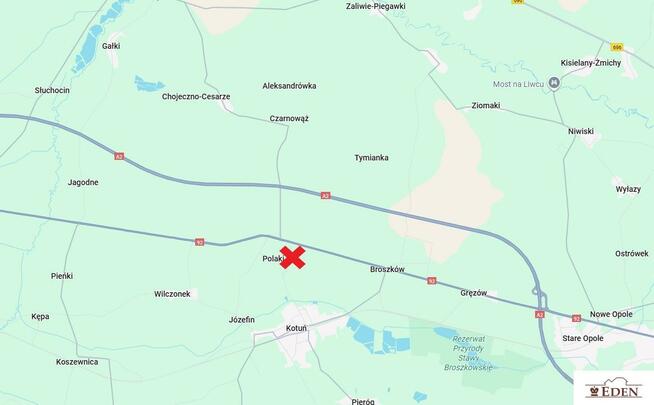 Działka inwestycyjna Polaki gm. Kotuń
