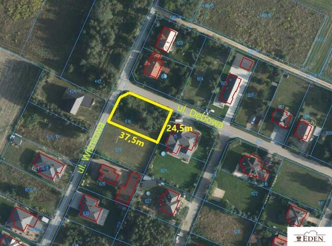 Działka budowlana Żelków-Kolonia gm. Siedlce, Dębowa