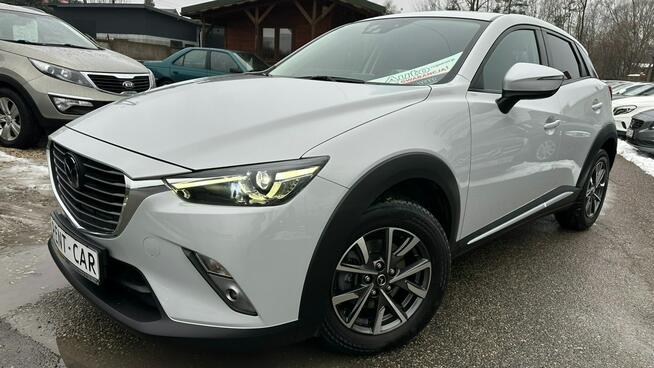 Mazda CX-3 105PS*OPŁACONY Bezwypadkowy*97.000KM-Serwis*Skóra*VIP GWARANCJA24M