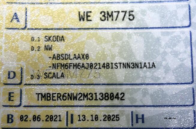 Škoda Scala Ambition Gwarancja FV23% SalonPL 110KM LED Klimatronik Android