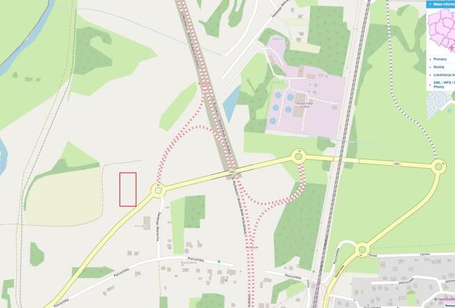 Działka inwestycyjna przy S1