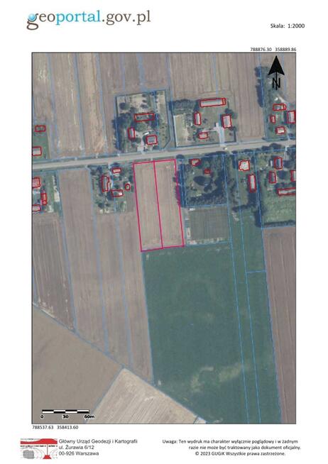 2 atrakcyjne działki pod zabudowę mieszkalną.