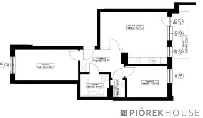 4-pokojowe mieszkanie na Bielanach