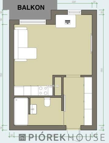 1-pokojowe mieszkanie na Bemowie