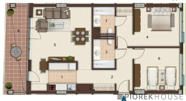 3-pokojowe mieszkanie na Woli