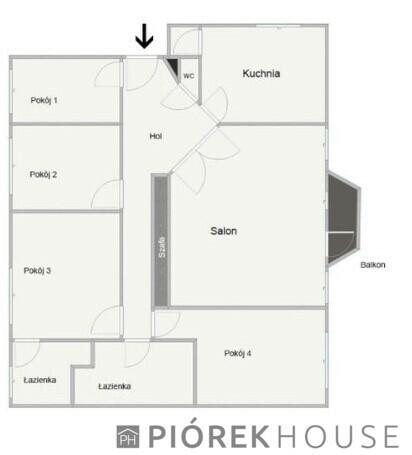 5-pokojowe mieszkanie na Woli