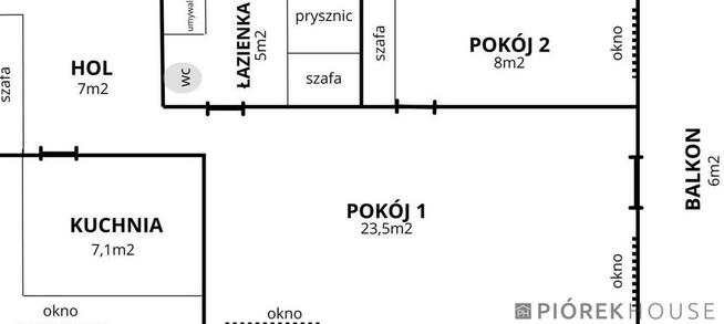 2-pokojowe mieszkanie w Markach