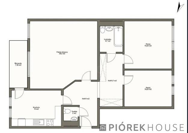 3-pokojowe mieszkanie na Bemowie